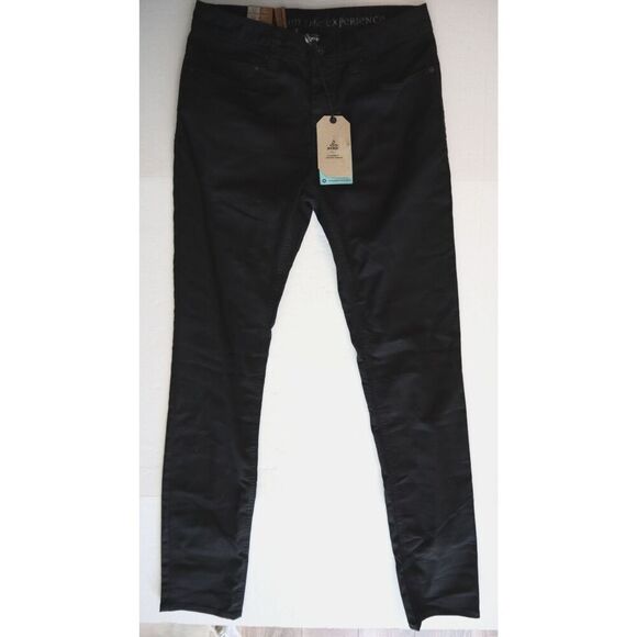 PrAna Men's Sz 30x36 Black Out Bridger Slim Fit Straight Leg Denim Jeans - Picture 1 of 11